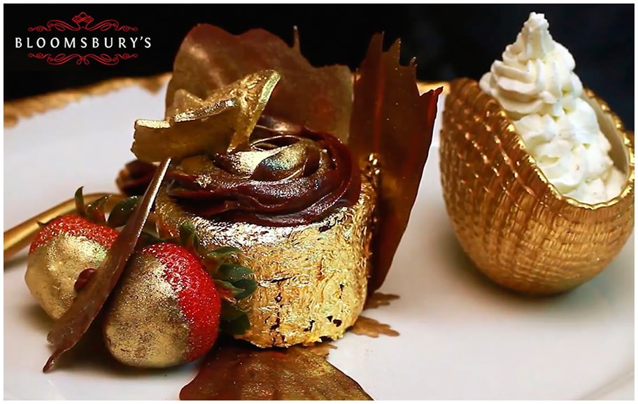 Bloomsbury’s Golden Phoenix Cupcake