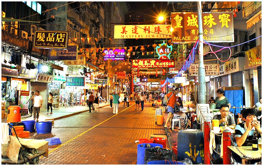 Hong Kong night market