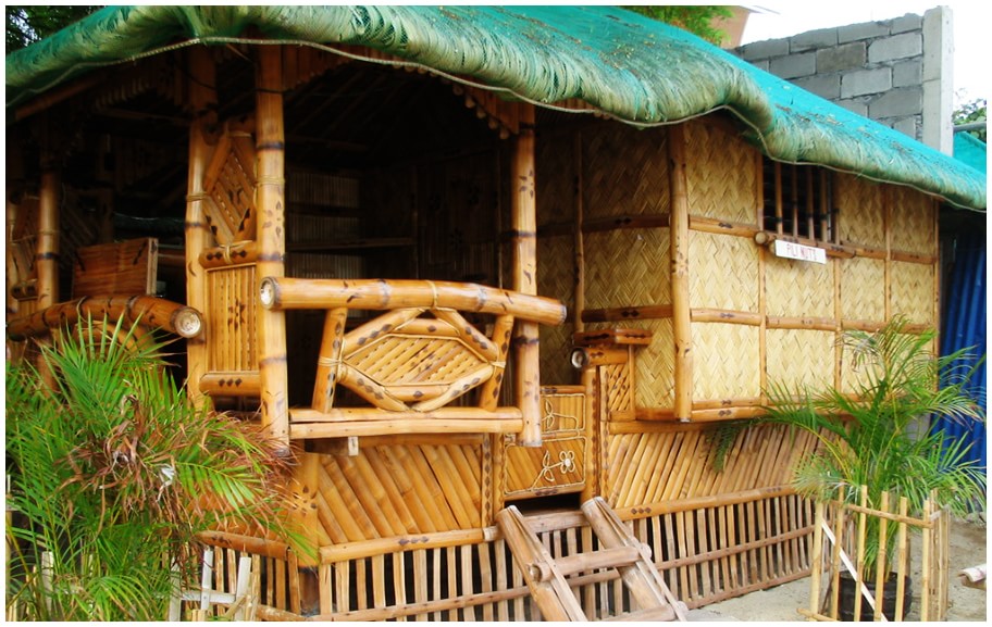 a nipa hut