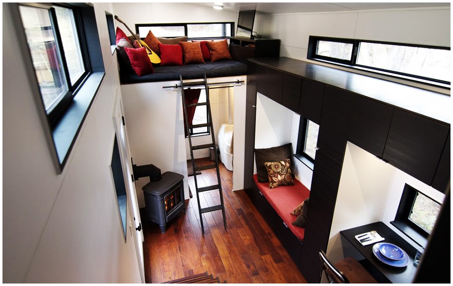 a tiny house on wheels