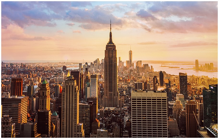 the Empire State Building