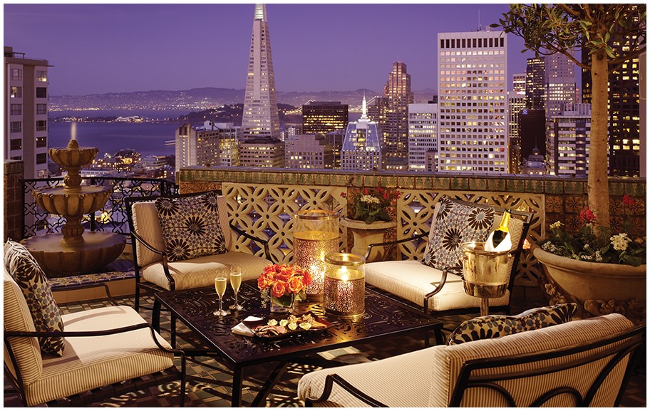 The Presidential Suite at Fairmont San Francisco for one night