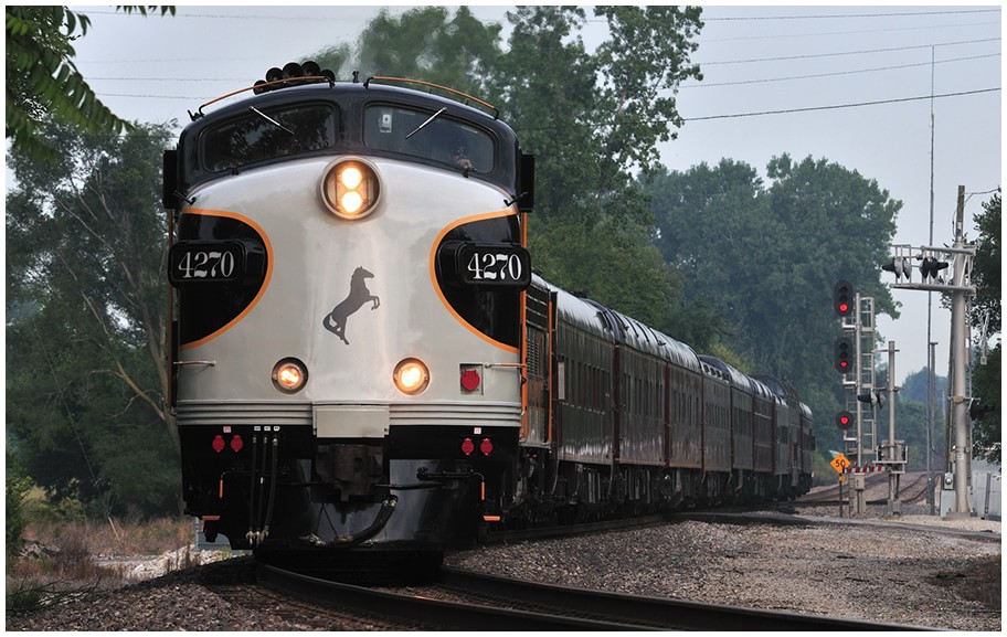 the passenger train